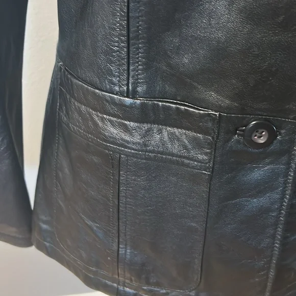 Wilson’s Leather Blazer Style Jacket - Picture 2 of 5
